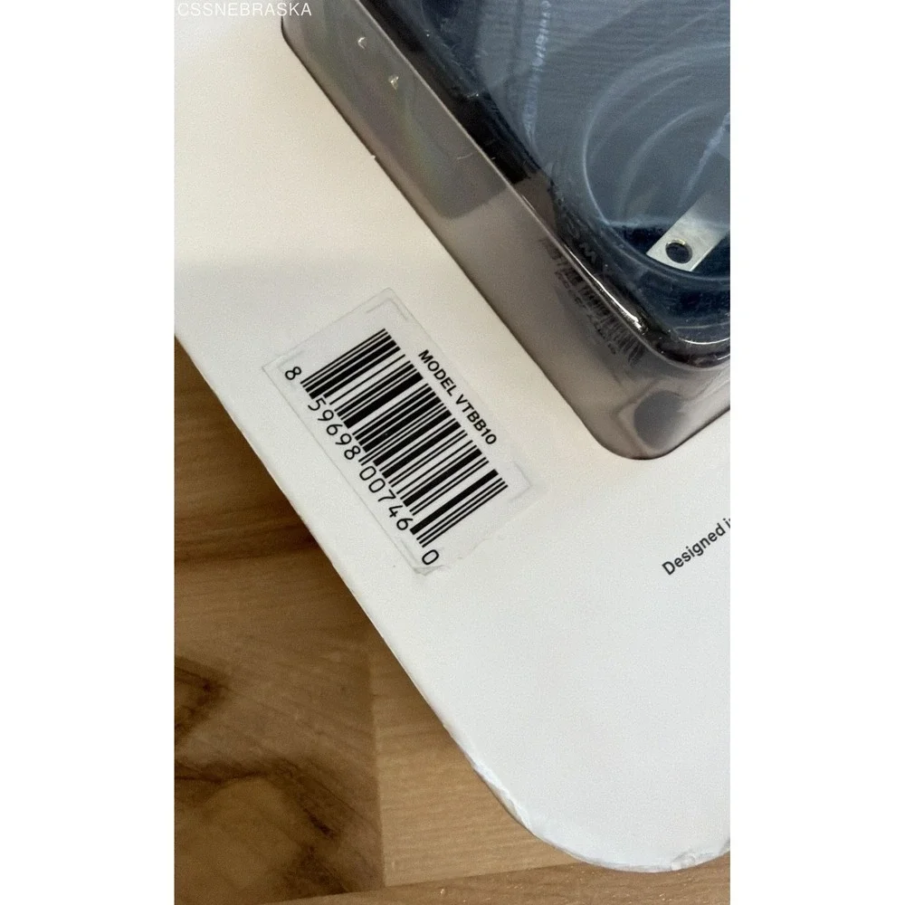 Eggtronic VTBB10 Wireless Charging Valet Tray 10W Fast Charge Qi‎ Black New